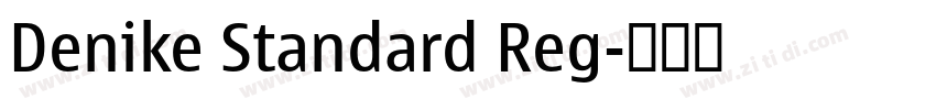 Denike Standard Reg字体转换